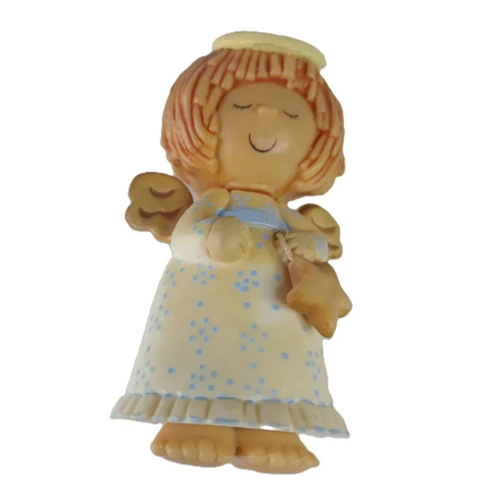 Hallmark Angel Ornament by Donna Lee Holiday Christmas Vtg 1978 (Dough-Look)